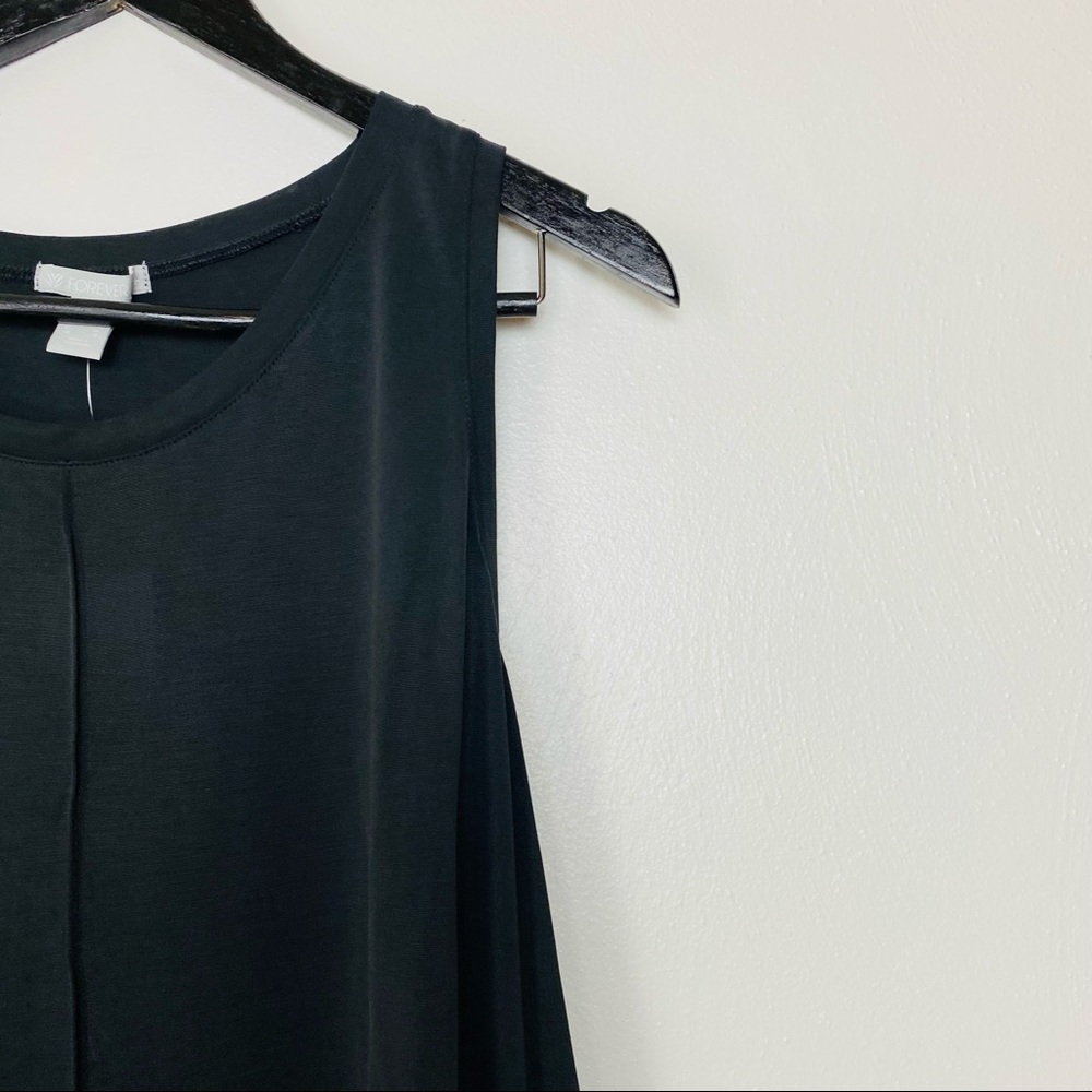 Women Top/Blouse. Forever 21. Black. Sz OX/2X - Picture 3 of 7